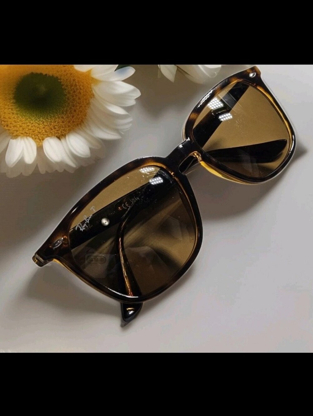 Ray-Ban Sunglasses RB4362  710/83  55/18mm Havana brown Unisex Please Read
